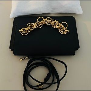 AUTHENTIC CHLOE Drew Bijou Leather Clutch Shoulder Bag NWT👜(Original $1850)